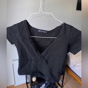 Brandy Melville black crop top